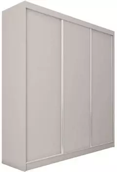 Beautysofa Mario II Kleiderschrank mit Schiebetüren und Schubladen, Kaschmir, 240x216x61cm