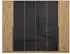 Rauch Artemis Drehtürenschrank Eiche Artisan/Anthrazit 3 Fächer 271x210x54cm (000380117915)