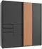 Wimex Coburg Schwebetürenschrank Graphit/Eiche Artisan 180x198x65cm (Coburg)