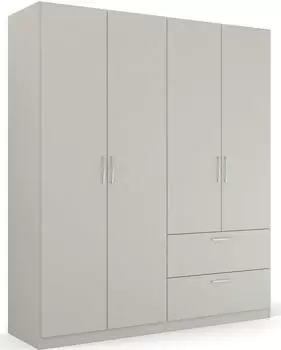 Rauch Pure by Quadra Spin Dreht&uuml;renschrank Seidengrau 181x210x54cm