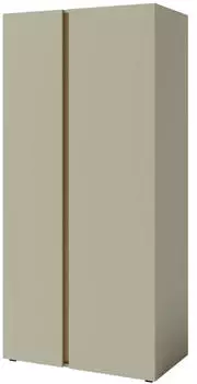 Beautysofa LICO Drehtürenschrank 2 Türen, 8 Fächer, Eukalyptus, 90x195x50cm
