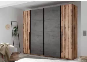 Pol Power SELIN Kleiderschrank Dreht&uuml;ren 312x226x60cm