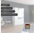 Rauch Costa Eckkleiderschrank Holzwerkstoff graumetallic mit Spiegel 117x197x104cm (COSTA)