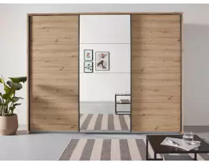 Rauch OTELI Schwebet&uuml;renschrank Eiche Artisan 278x214cm (OTELI)