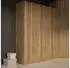 Forte ECONOBOX 2 Drehtürenschrank 4-türig Mauvella Eiche, 177,5x210,5x54,2cm (49091051-0)