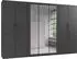 Wimex Tibet Drehtürenschrank mit Schubkästen, Graphit, 313x208x58cm (81341661-0)