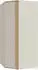 Forte WEXLIN Eckkleiderschrank Beige/Mauvella Eiche 92,2x193,7x92,2cm (WEX9095)