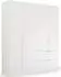 Rauch Glamour by Quadra Spin Drehtürenschrank Hochglanzfront Alpinweiß 181x210cm