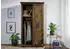 Massivmoebel24 Railway #416 Schrank Mangoholz 100x60x190cm braun lackiert (09-330-772-3015)
