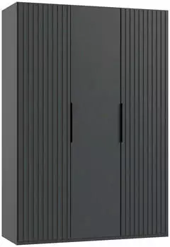Wimex Andorra Dreht&uuml;renschrank Holzwerkstoff Graphit 150x216x58cm