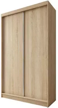 Beautysofa Mario II Schwebetürenschrank ohne Spiegel, Eiche Sonoma, 120x216x61cm