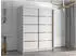 Mirjan24 Flavio IV Schiebetürenschrank 150x58x200cm, Weiß