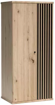 Beautysofa CAYA C-1 Drehtürenschrank 2-türig Lamellenfront Soft-Close, ohne Metallbeine (CAYA C-1)