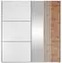 Mirjan24 Sintra 203 Kleiderschrank mit Schiebetüren, 2 Kleiderstangen, 203x215x65cm