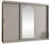 Mirjan24 Selfie 250 Schwebetürenschrank mit Spiegel, Kaschmir, 250x200x62cm