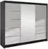 Mirjan24 Derby VI Schiebetürenschrank 200x215x58cm (Derby VI)