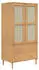vidaXL SENJA Kleiderschrank Rattan-Optik Braun 90x55x175cm Kiefernholz (358034)