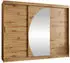Mirjan24 Wika 250 Schwebetürenschrank mit Spiegel, 250x200x62cm (Wika 250)