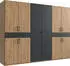 Wimex Tibet Drehtürenschrank Artisan Eiche/Graphit 270x208x58cm (Tibet)