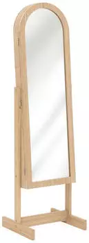 Atmosphera Schmuckschrank auf Fuß, Holz, 145cm, mit Spiegel (200863)