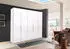 Wiemann Loft Falttürenschrank Glasfront 250x216x58cm, weiß (81084932-0)