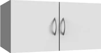 Wimex Multiraumkonzept H&auml;ngeschrank 2-t&uuml;rig Holzwerkstoff Wei&szlig; 80x40x40cm (1509961)