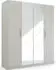 Rauch Skandi by Quadra Spin Drehtürenschrank Holzwerkstoff Seidengrau 181x210x54cm