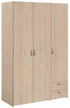 Furn.Design Enjour Dreht&uuml;renschrank 3-t&uuml;rig, Eiche, 120x185x51cm (GE4035-04)
