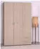 Furn.Design Enjour Drehtürenschrank 3-türig, Eiche, 120x185x51cm (GE4035-04)