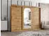 Mirjan24 Selfie 250 Schwebetürenschrank mit Spiegel, 250x200x62cm (Selfie 250)