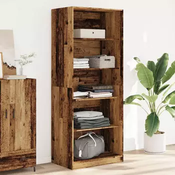 vidaXL Schrank Altholz-Optik 80x50x200cm Holzwerkstoff (3307727)
