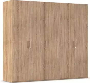 Rauch Evelyn Dreht&uuml;renschrank Holzwerkstoff Eiche Sonoma 251x223x60cm