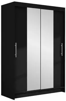 Mirjan24 Miami II Schiebetürenschrank mit Spiegel, 120x200x58cm (800000554060)