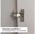 Wimex Freiburg Kleiderschrank Drehtüren 270x210x58cm weiß/Struktureichefarben (868296-0)