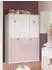 Wimex Cindy2 Drehtürenschrank Holzwerkstoff Weiß/Rosé 139x199x58cm (11219564-0)