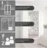 Rauch Acero Drehtürenschrank Spiegelfront Graumetallic 136x210x41cm (ACERO)