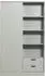 Woood Mila Schiebetürenschrank Kiefer, 8 Fächer, 2 Schubladen, 120x200x42cm