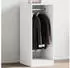 vidaXL Kleiderschrank Weiß 48x41x102cm Holzwerkstoff