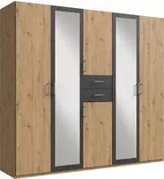 Wimex Kleiderschrank "Diver Dreht&uuml;renschrank mit Spiegel, in der Breite: 225cm"