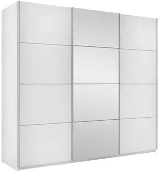 Mirjan24 Atalio 250 Schiebet&uuml;renschrank mit Spiegel und Kleiderstange (Atalio 250)