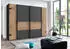 Wimex Stockholm 270x65x210cm eichefarben/graphitfarben