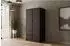 ALTDECOR KOLIN Kleiderschrank mit Spiegeltüren, schwarz, 102x200x51cm (800000993440)
