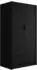 ALTDECOR KOLIN Kleiderschrank mit Spiegeltüren, schwarz, 102x200x51cm (800000993440)