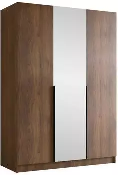 Mirjan24 Calia II Kleiderschrank mit Spiegel, 3-türig, 150x215x58cm