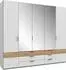 Wimex Gibraltar Drehtürenschrank weiß/Artisan Eiche 225x210x58cm (43737210-0)