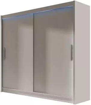 Mirjan24 London I Schiebet&uuml;renschrank 180cm, Kaschmir (London I 180)