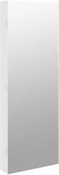 vidaXL Spiegel-Schmuckschrank mit LED-Beleuchtung, Wandmontage, wei&szlig; (353244)