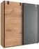 Wimex Liverpool Schwebetürenschrank Plankeneiche/graphit, 180x198cm