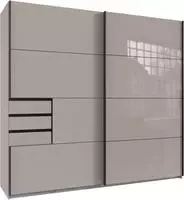 Wimex Schwebet&uuml;renschrank "Saigon" mit Glaselementen, 2 T&uuml;ren, 225cm breit