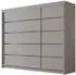Mirjan24 Amber VII Schiebetürenschrank 3-türig 250x58x215cm, Cashmere